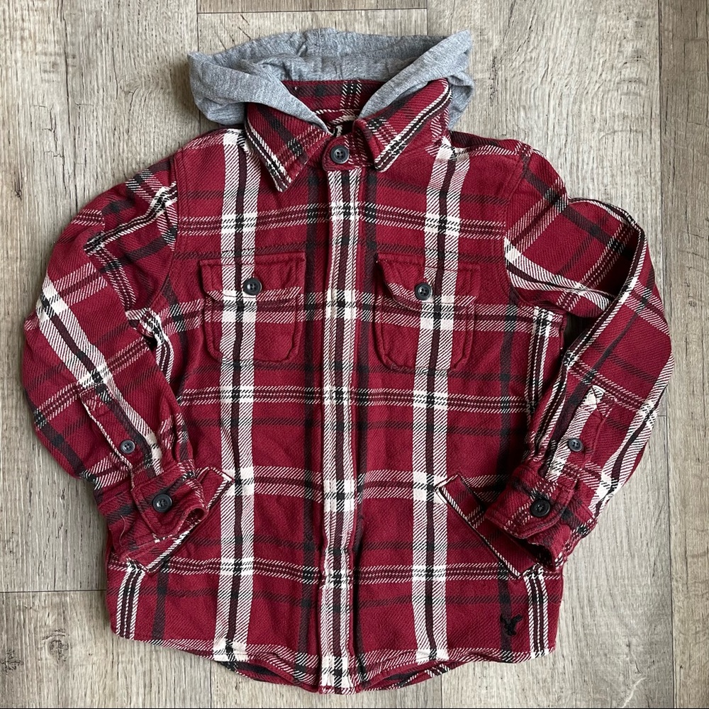 77Kids- Hooded Shacket